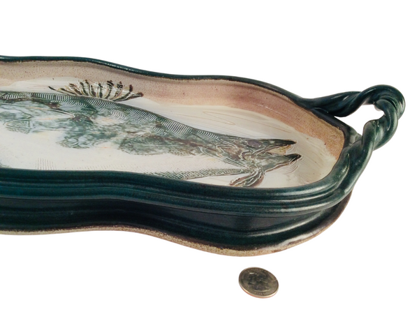 LARGE TRAY WITH FISH