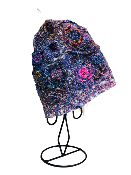 KOTORI SCULPTURED HAT SEA OF PURPLES