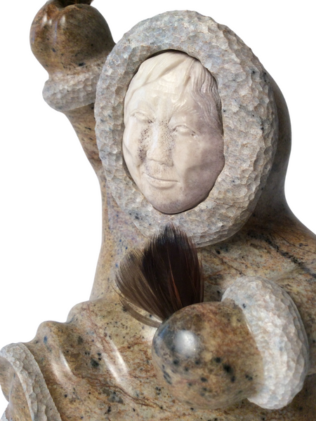 INUIT DANCER KNEELING 8"