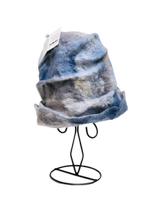 FELTED HAT FANCY BLUE AND GREY DREAM