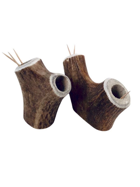 ANTLER DOUBLE TOOTHPICK HOLDER