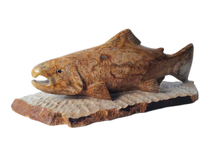FISH SWIMMING W BASE 18"
