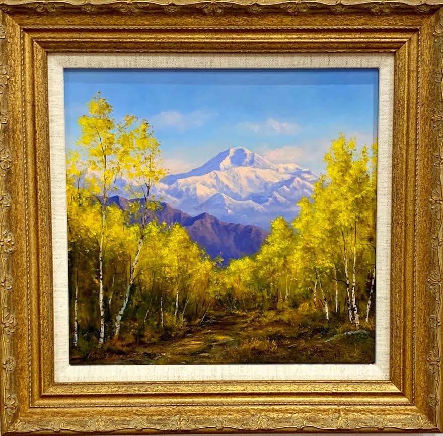 FALL ROAD NEAR DENALI ORIGINAL OIL