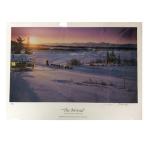 THE ARRIVAL - 2021 IDITAROD PRINT