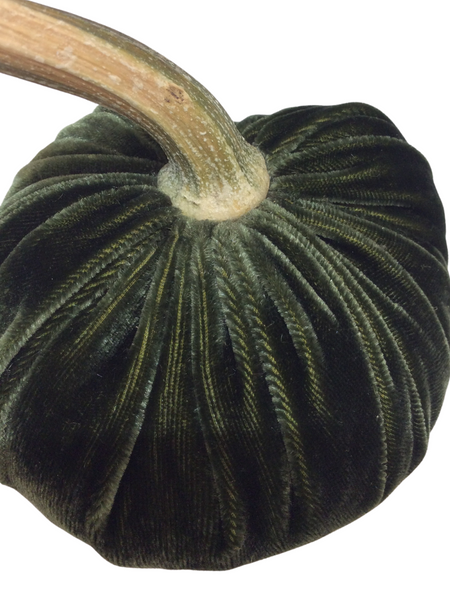 MOSS VELVET PUMPKIN 4"