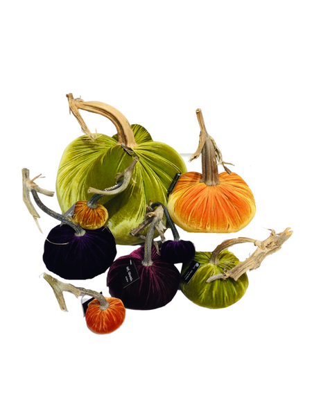 VIOLET VELVET PUMPKIN 5"