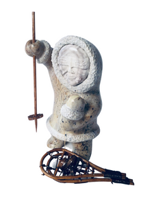 ESKIMO SNOWSHOER 7 INCH SOAPSTONE