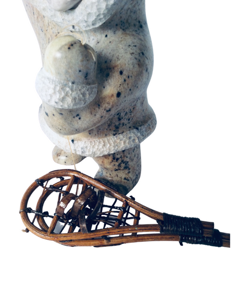 ESKIMO SNOWSHOER 7 INCH SOAPSTONE