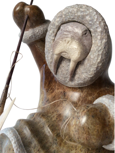 SHAMAN WALRUS TRANSFORMATION HUNTER KNEELING 8"