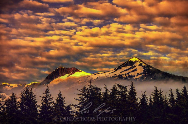 SUNRISE CLOUDS OVER DEER MOUNTAIN