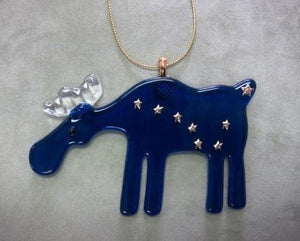 ALASKA STAR MOOSE ORNAMENT