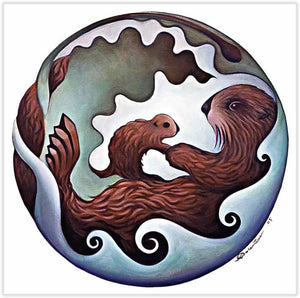 SEA OTTER MANDALA