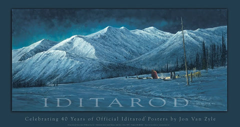 CELEBRATING 40 YEARS - 2016 IDITAROD POSTER