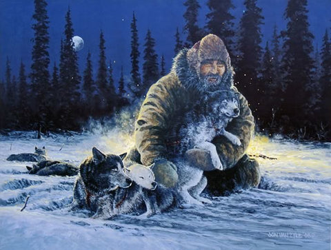 TIRED BUT TRUE 2008 IDITAROD PRINT