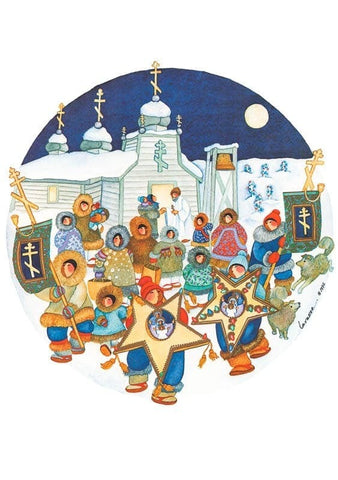 VILLAGE TRADITIONS ART CARD