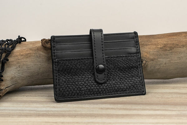 6 POCKET MINI WITH SNAP BLACK