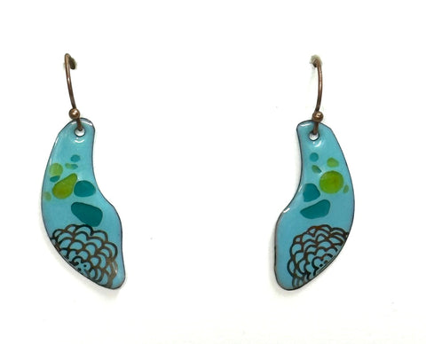 AQUA BLOOMS EARRINGS