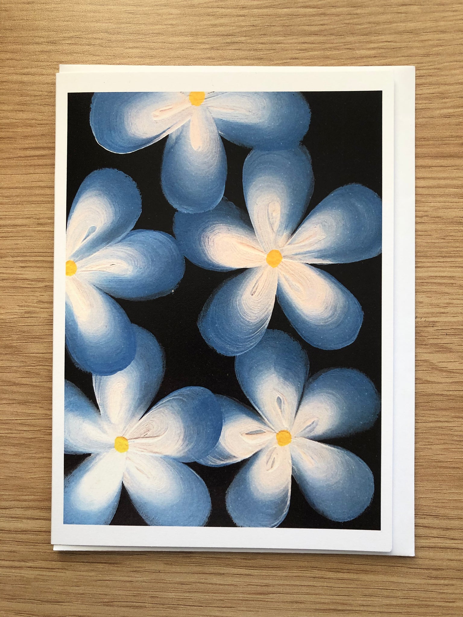 FORGET ME NOTS ART CARD
