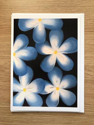 FORGET ME NOTS ART CARD