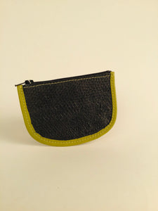 GREEN ZIPPER COIN PURSE