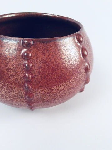 COPPER RED SEA URCHIN BOWL