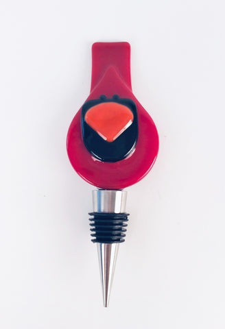 CARDINAL WINE BOTTLE STOPPER