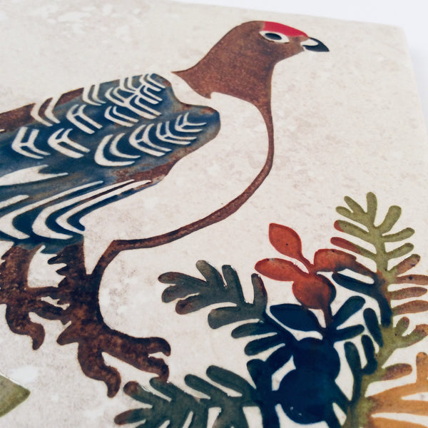 PTARMIGAN TILE TRIVET