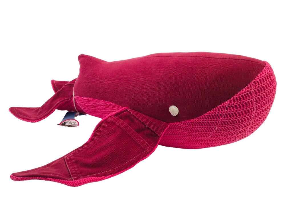 KNIT AND PINK CORDUROY MEDIUM FIN WHALE