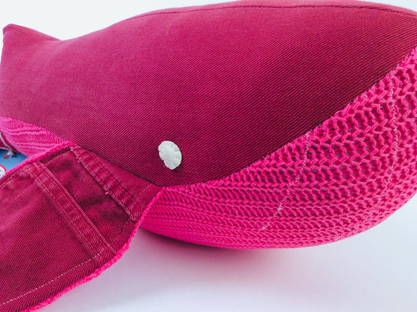 KNIT AND PINK CORDUROY MEDIUM FIN WHALE