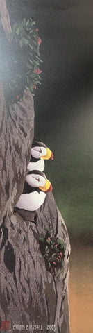 PUFFIN PAIR AP SIGNED