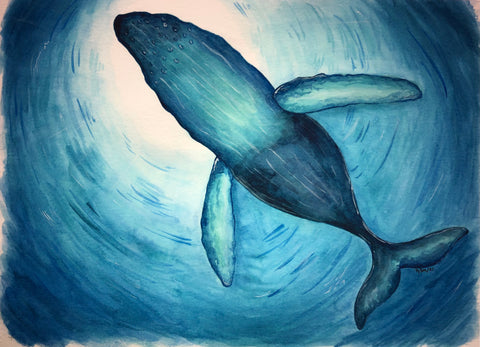 SWIMMING HUMPBACK
