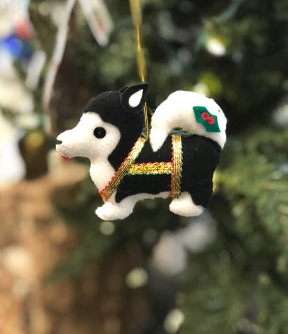 SLED DOG ORNAMENT