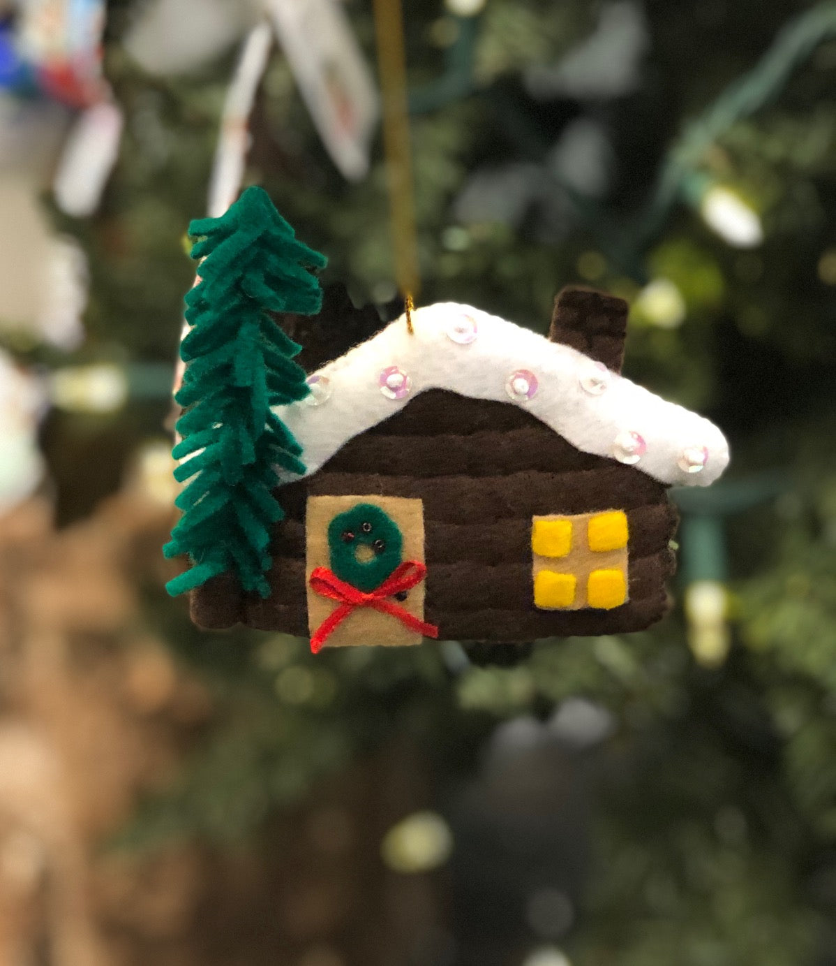 Log Cabin Ornament