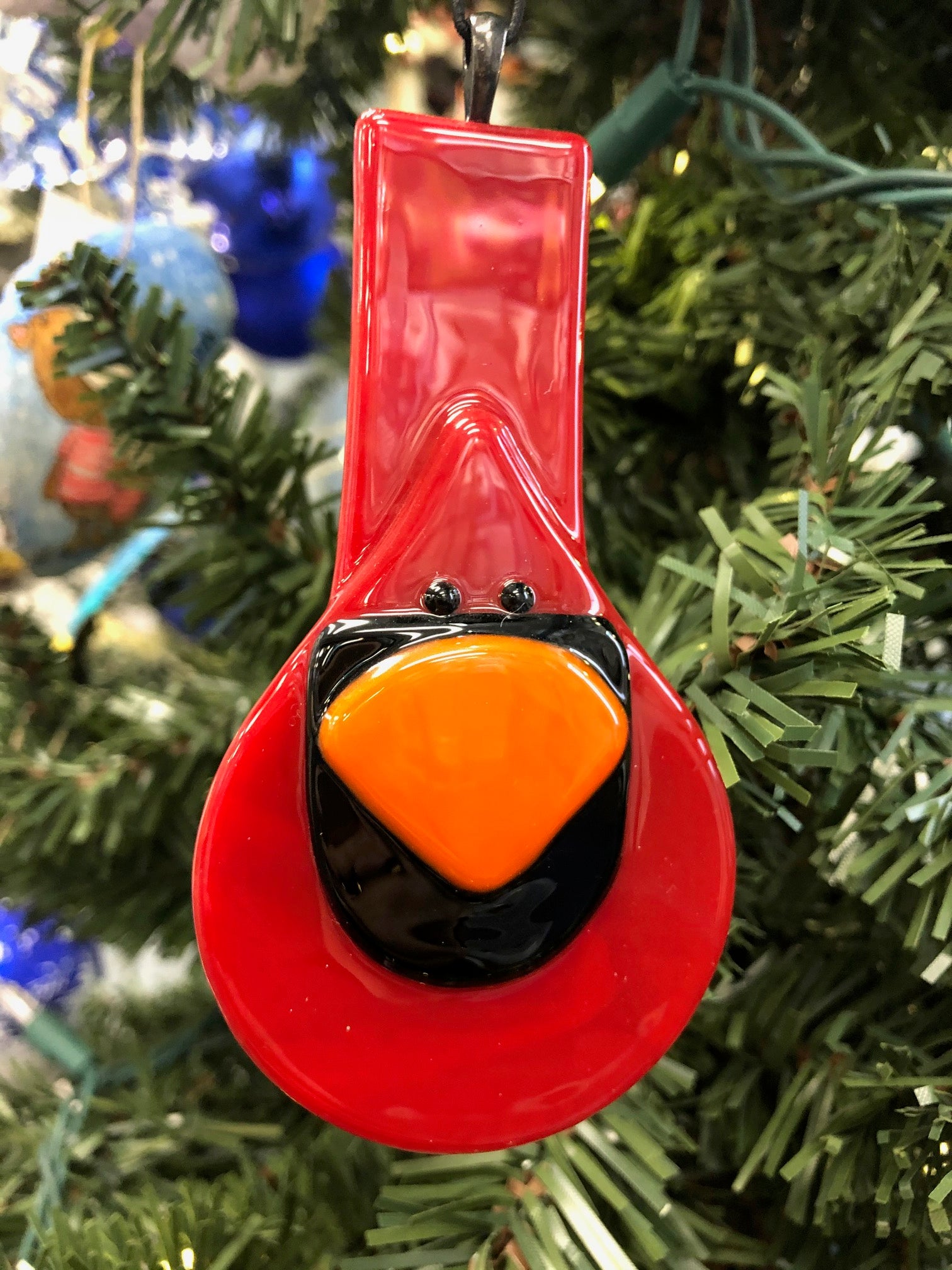 CARDINAL ORNAMENT GLASS