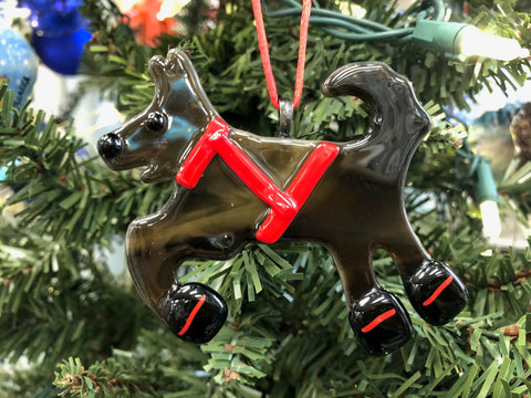 SLED DOG ORNAMENT