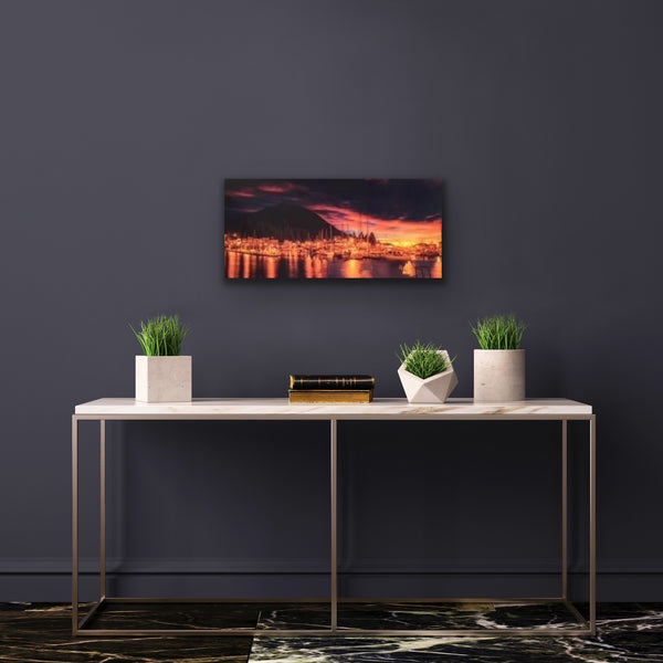 PRE-DAWN THOMAS BASIN 24x12 PHOTO ON METAL