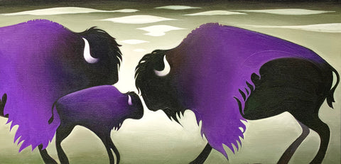 PURPLE CLOUD BISONS