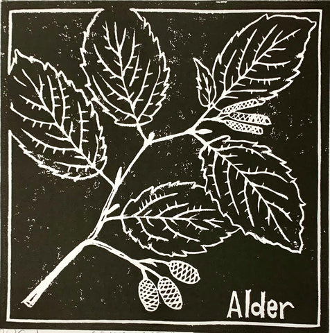 ALDER WOOD BLOCK PRINT