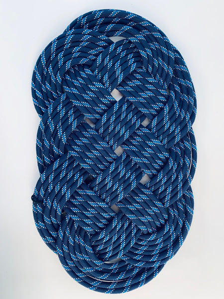 NAVY BLUE KNOT WALL HANGING/MAT