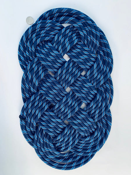 NAVY BLUE KNOT WALL HANGING/MAT