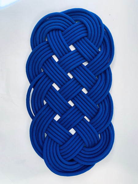 LARGE BLUE KNOT RUG