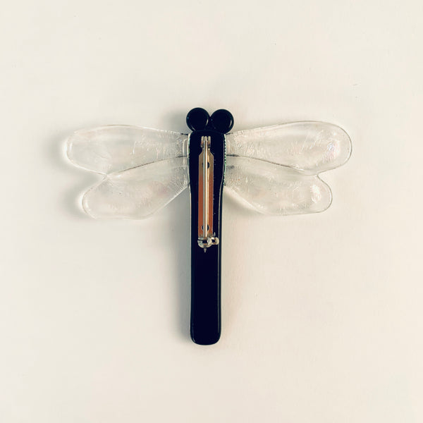 GOLD SWIRL DRAGONFLY PIN