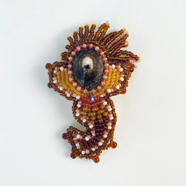 BEADED MERMAID PIN