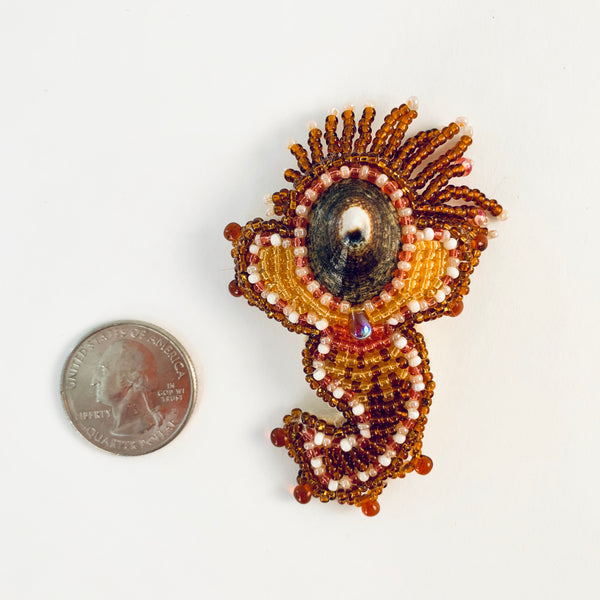 BEADED MERMAID PIN