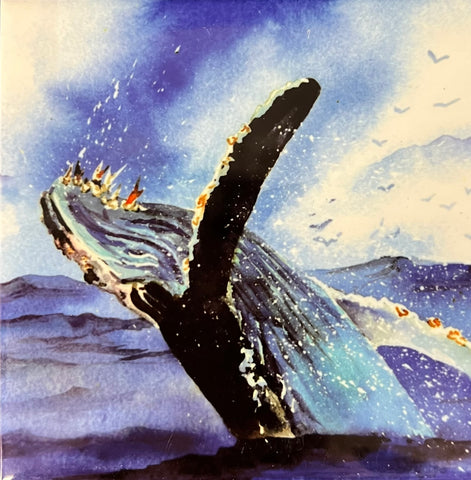 HUMPBACK WHALE TILE