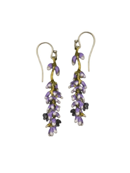 LAVENDER WIRE EARRINGS