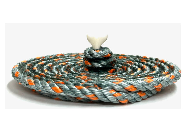 5" LONGLINE BASKET W LID BONE WHALE