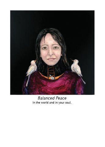 BALANCED PEACE ART CARD
