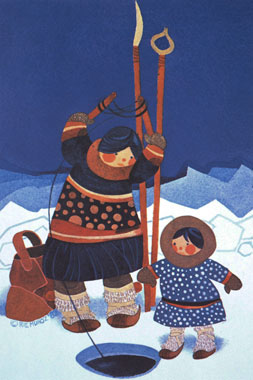 WINTER ART CARD 10 PACK RIE MUNOZ