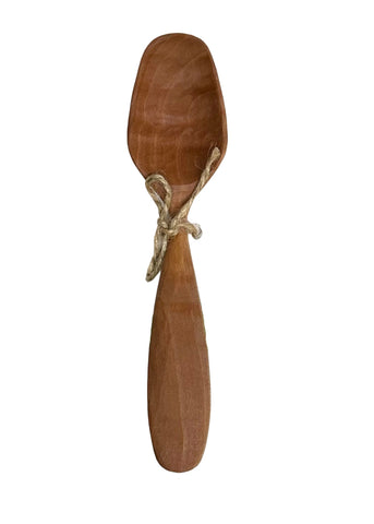 MEDIUM PEAR WOOD SPOON OVAL